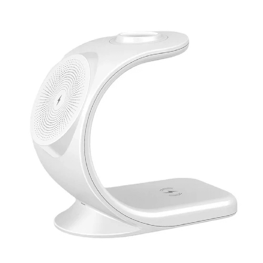 3 in 1 Magnetic Wireless Charger Stand (White)