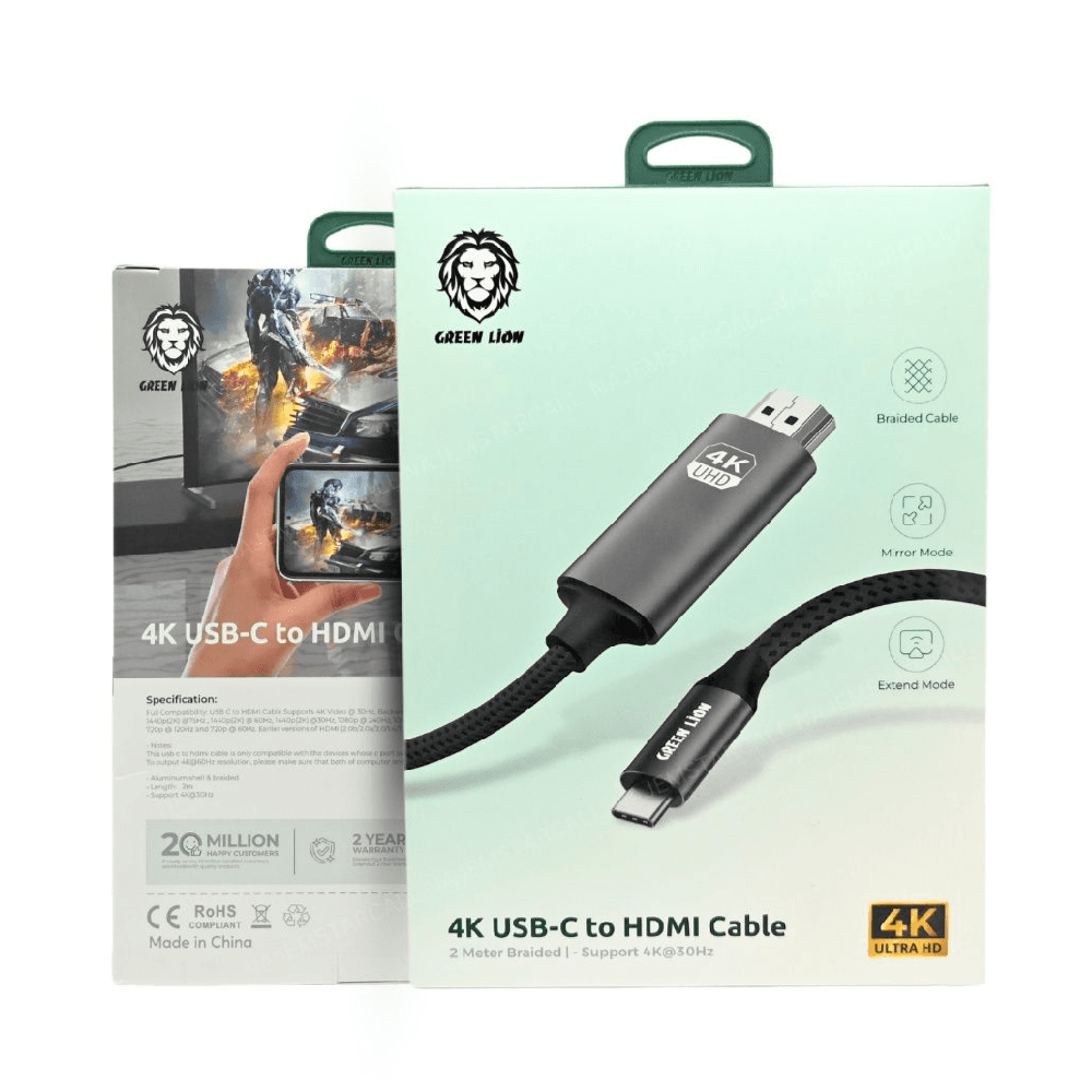 GREEN LION 4K HDMI TYPC TO HDMI CABLE