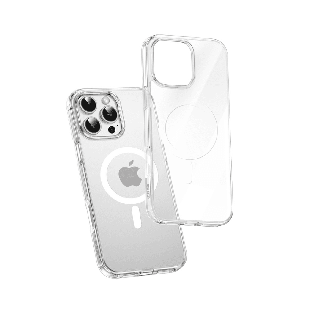 COVER FOR iPhone 16  MagSafe Crystal ULTRA SLIM Clear - GREEN LION