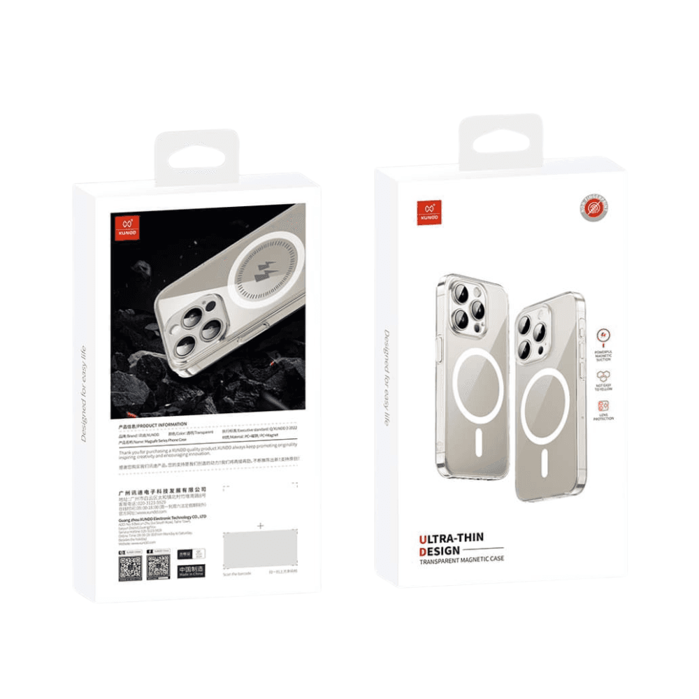 Iphone 16 pro Crystal Ultra-thin Magnetic Case