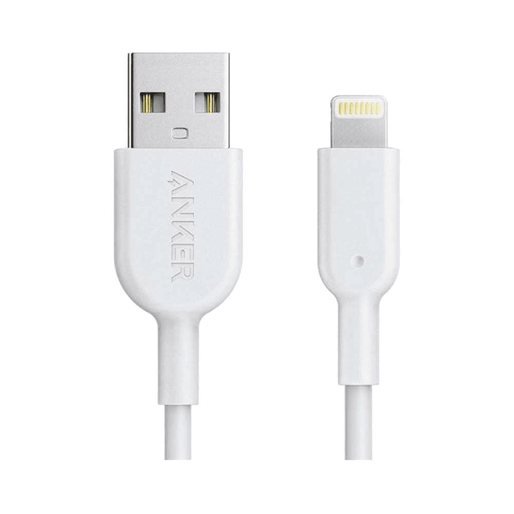Anker PowerLine II Lightning Cable 10FT - white model  A8434