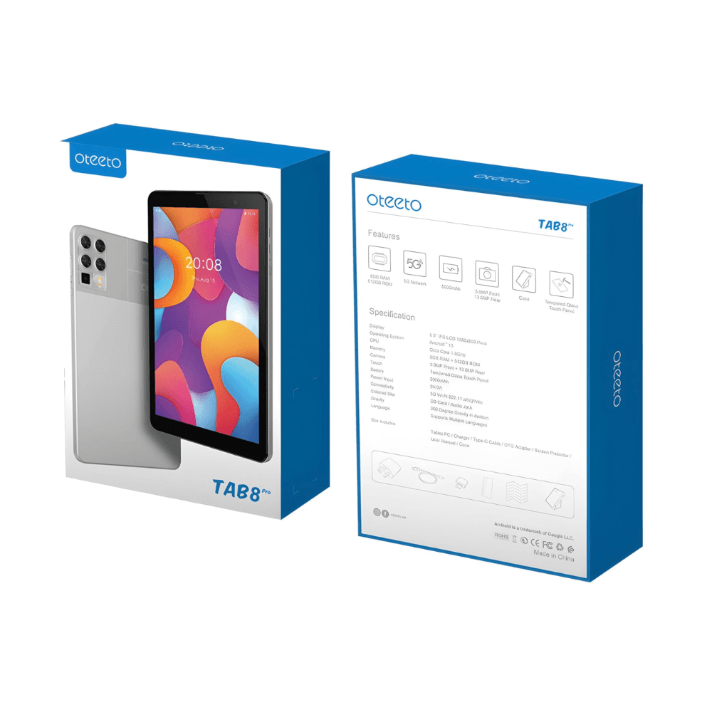 Oteeto Tab 8 Pro Tablet