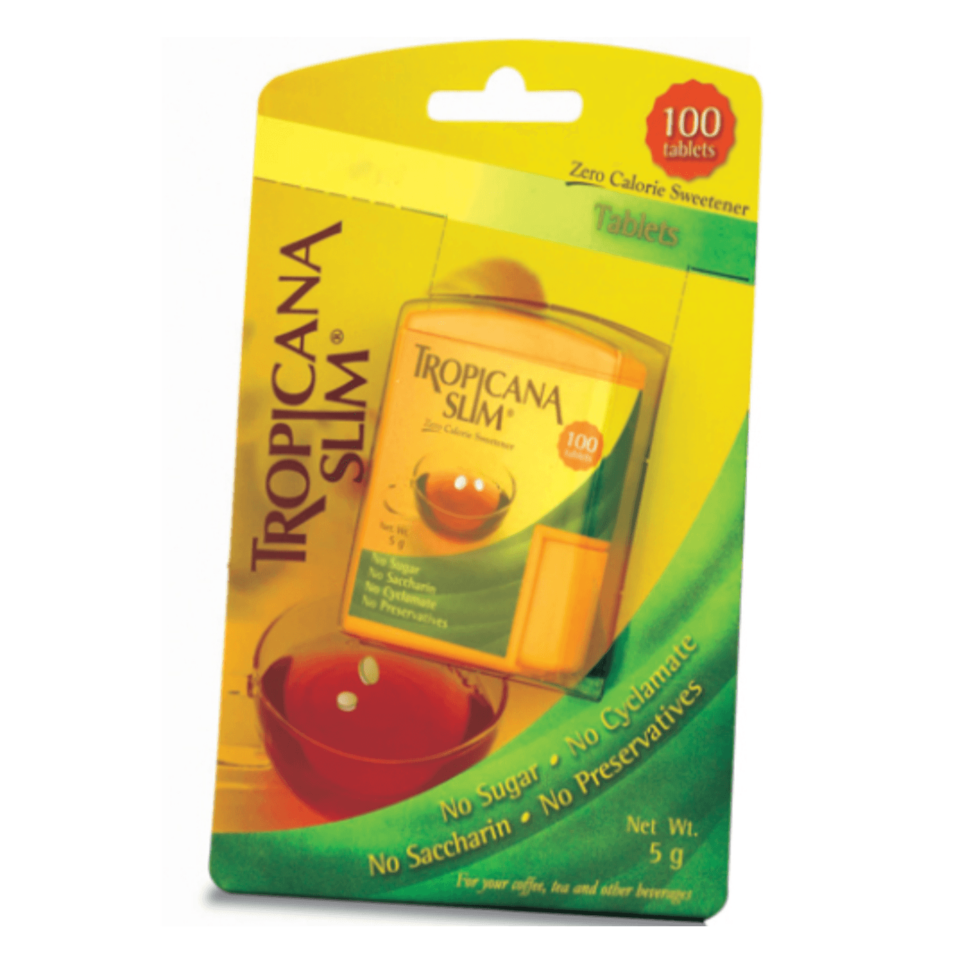 Tropicana Slim Zero Calorie 100 Tab