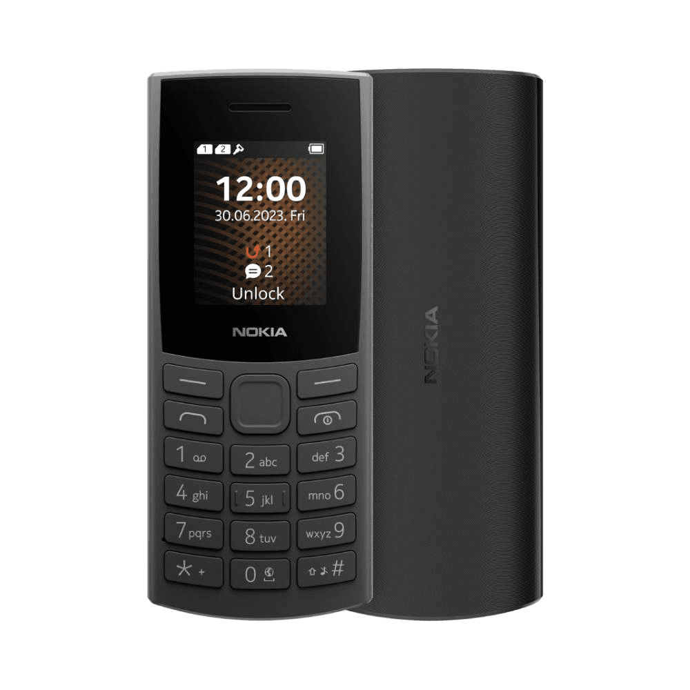 Nokia Feature Phone 105 4G Dual SIM - Gcc Charcoal