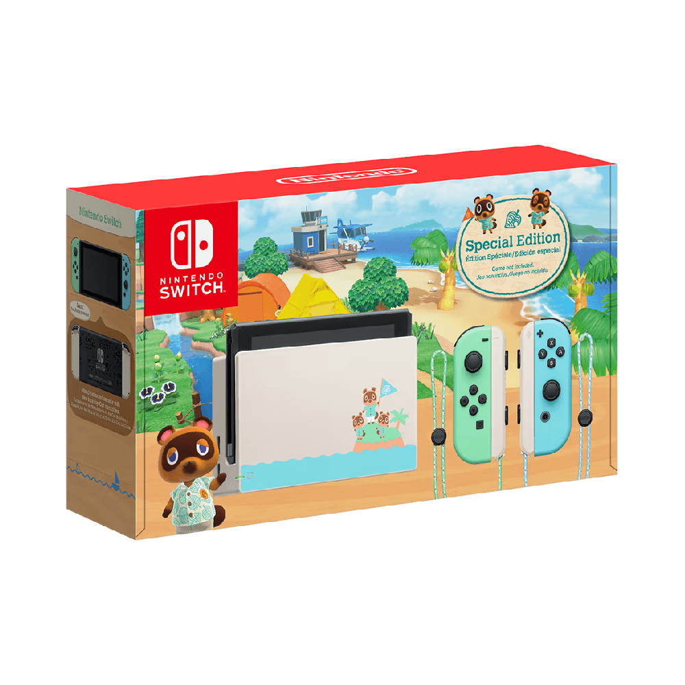 Nintendo Switch Joy-Con Blue and Green animal cross edition