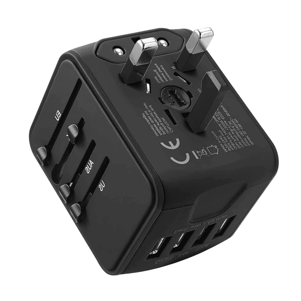 International Universal Power Adapter-Black
