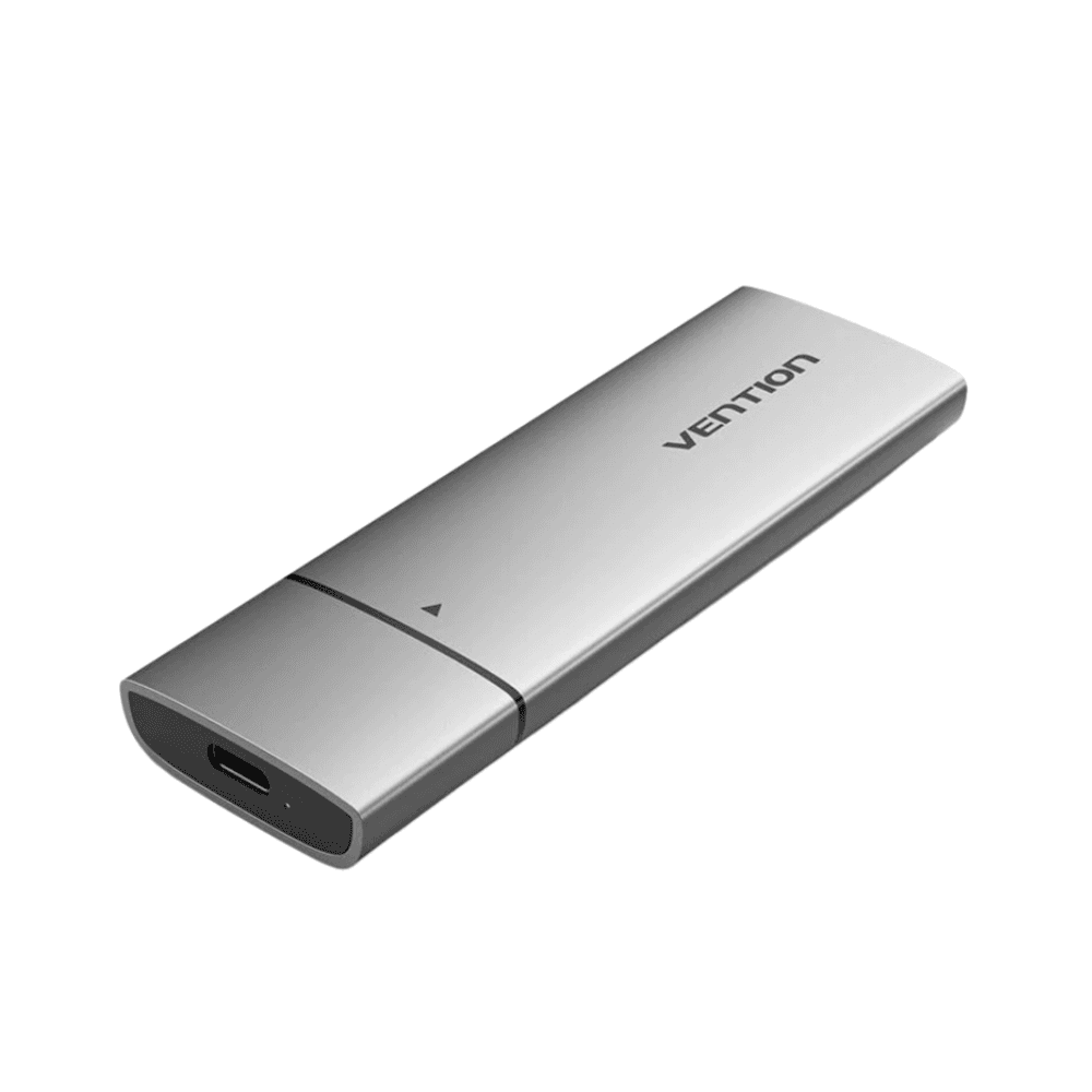 Vention M.2 NVMe SSD Enclosure (USB 3.1 Gen 2-C) Gray Aluminum Alloy