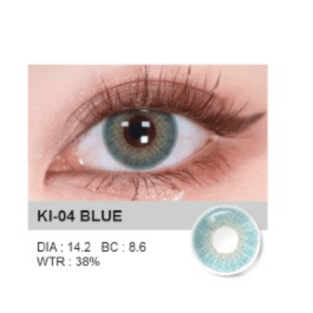 Neocutey Soft Content Lenses Ki-04 Blue Up To 1 Year 1Pair