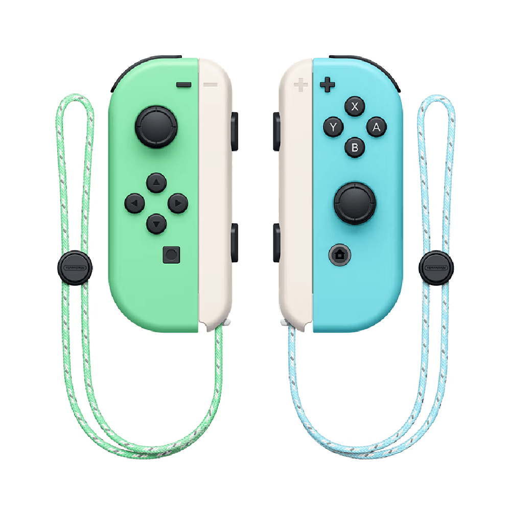 Nintendo Switch Joy-Con Blue and Green animal cross edition