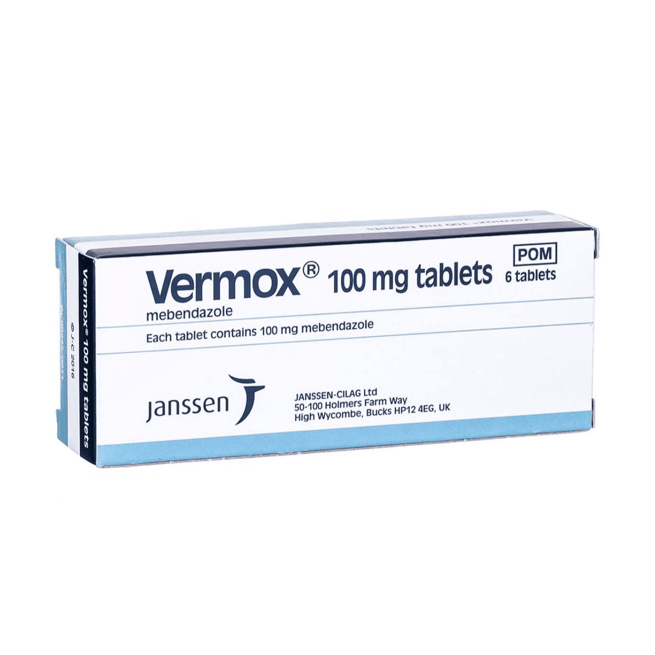 Vermox 100Mg Tab 6S