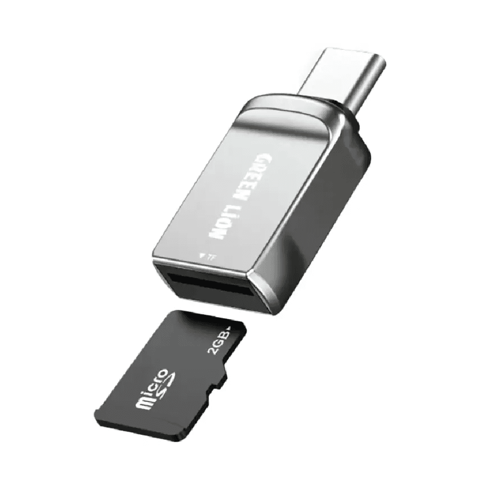 Green Lion SD Card Reader USB-C to Micro SD