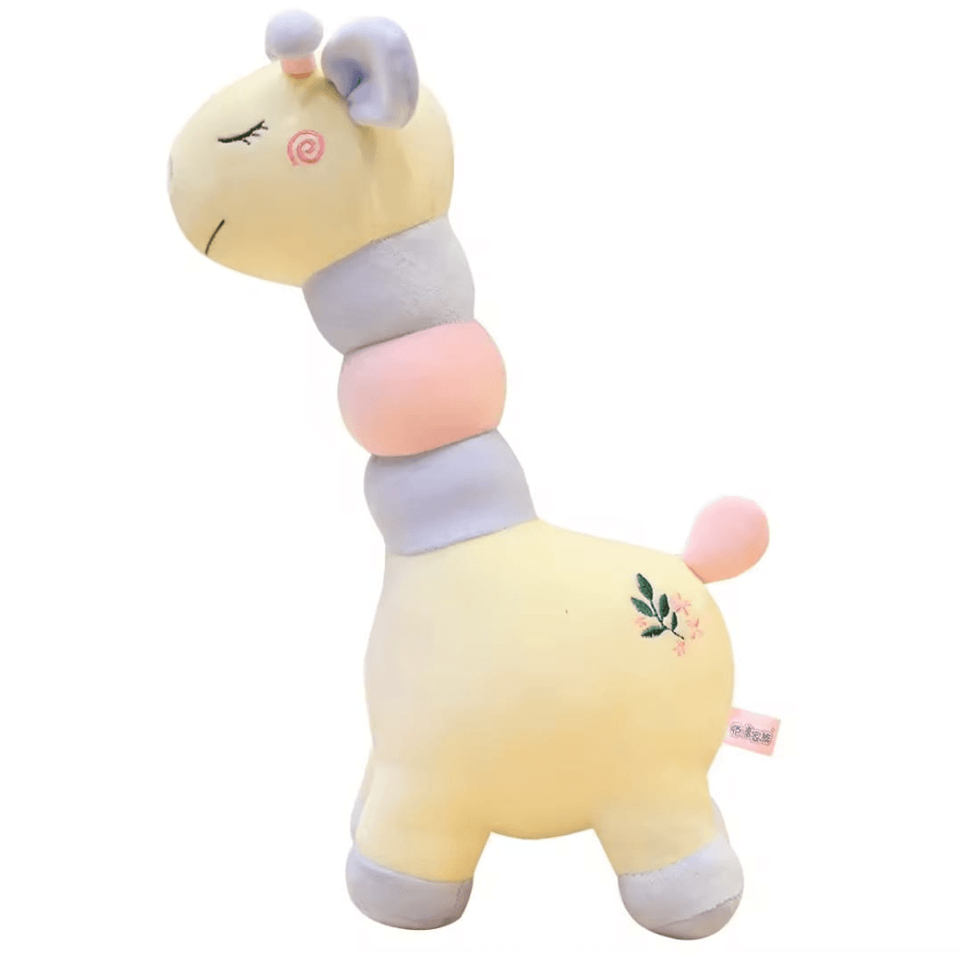 Colorful Giraffe Soft Toy For Kid -Yellow Mix
