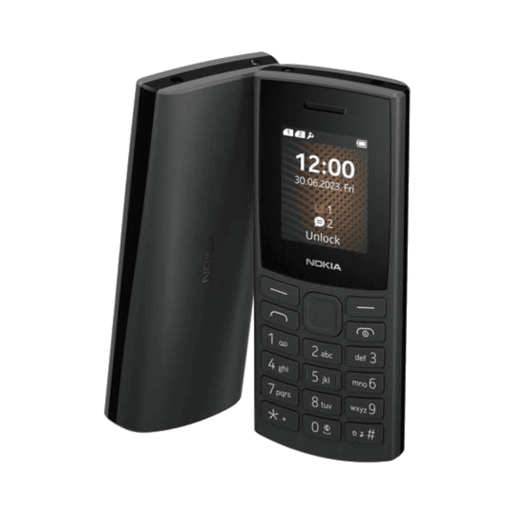 Nokia Feature Phone 105 4G Dual SIM - Gcc Charcoal