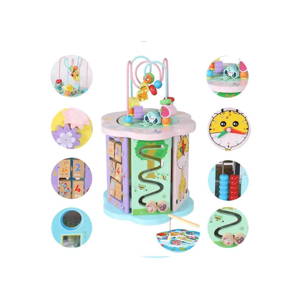 Garden Bead Maze Activity Cube Toy 36M+