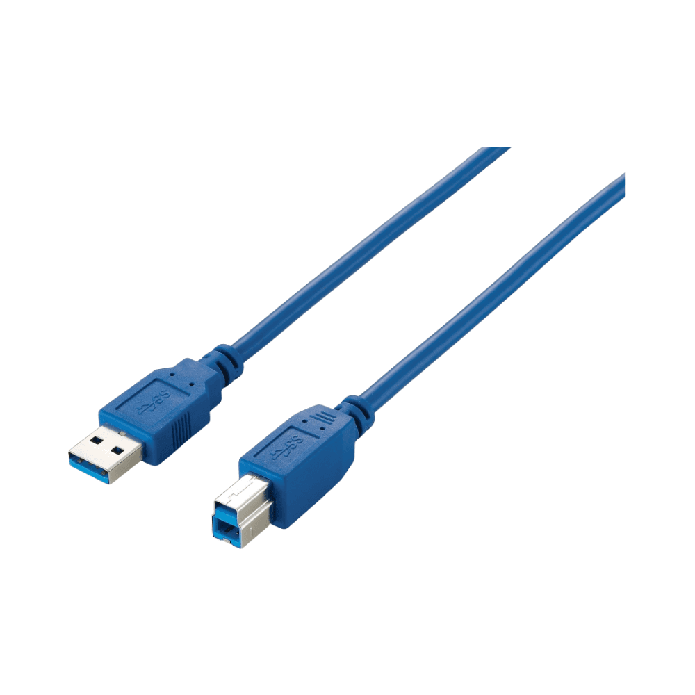 USB 3.0 Printer/Device Cable, Blue, Type A Male/Type B Male Plug, A Male to B Male Super Speed USB Cable, USB 3.0 to Type B Cable, Type C Printer Cable-1.5 Meter