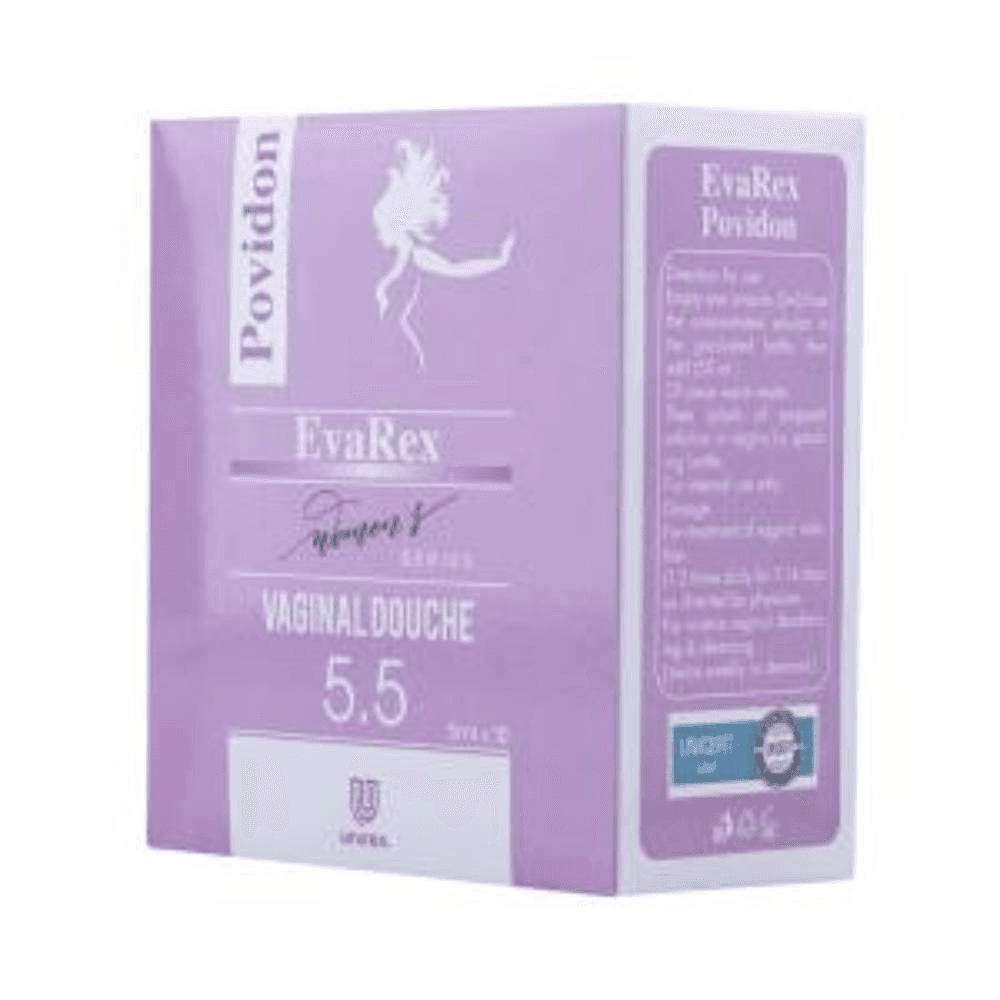 Evarex Povidon Vaginal Douche For Women 10Pcs *5Ml