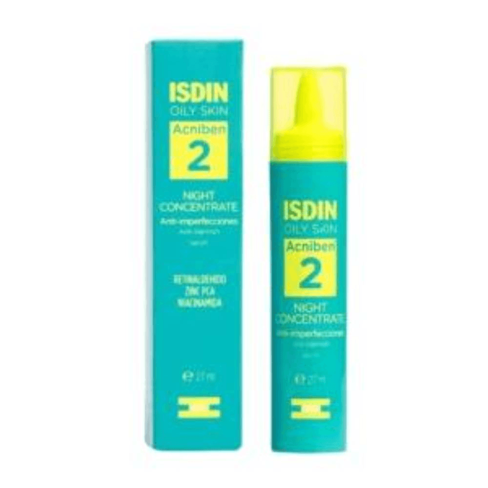 Isdin Acniben 2 Anti-Blemish Serum Night Concentrate For Oily Skin 27Ml
