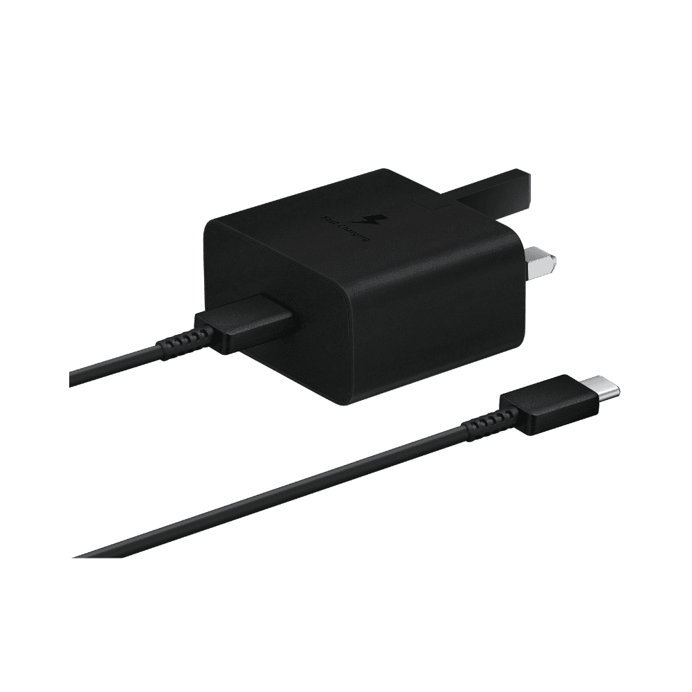 Samsung 25w Pd Power Adapter With Type-c To Type- C Cable Ep-t1510 – Black