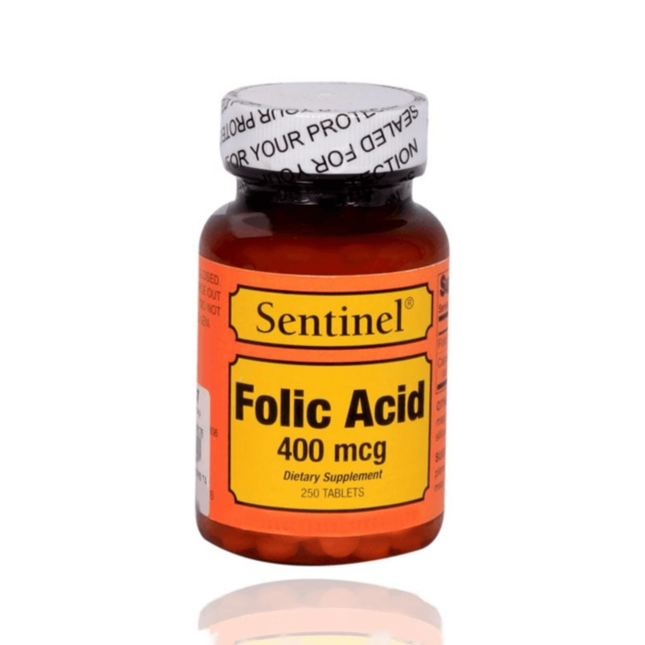 Sentinel Folic Acid 400 Mcg Tab 250`S