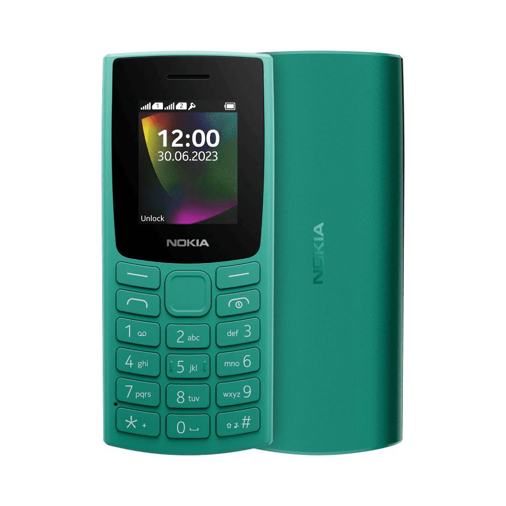 Nokia Feature Phone 106 Dual SIM - Gcc Emerald Green