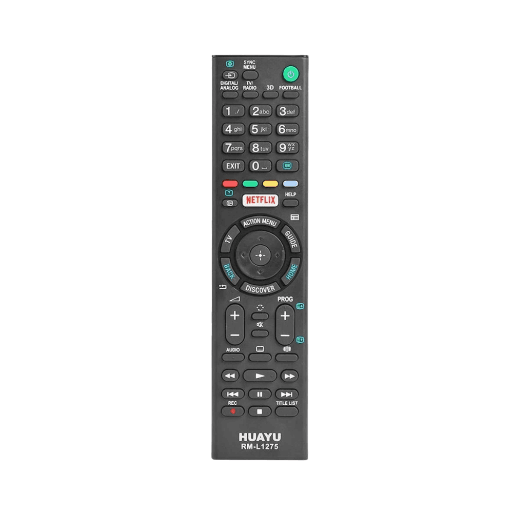 Sony Rm-L1275 Remote Control For Sony Led Lcd Tv With Netflix 3D Buttons