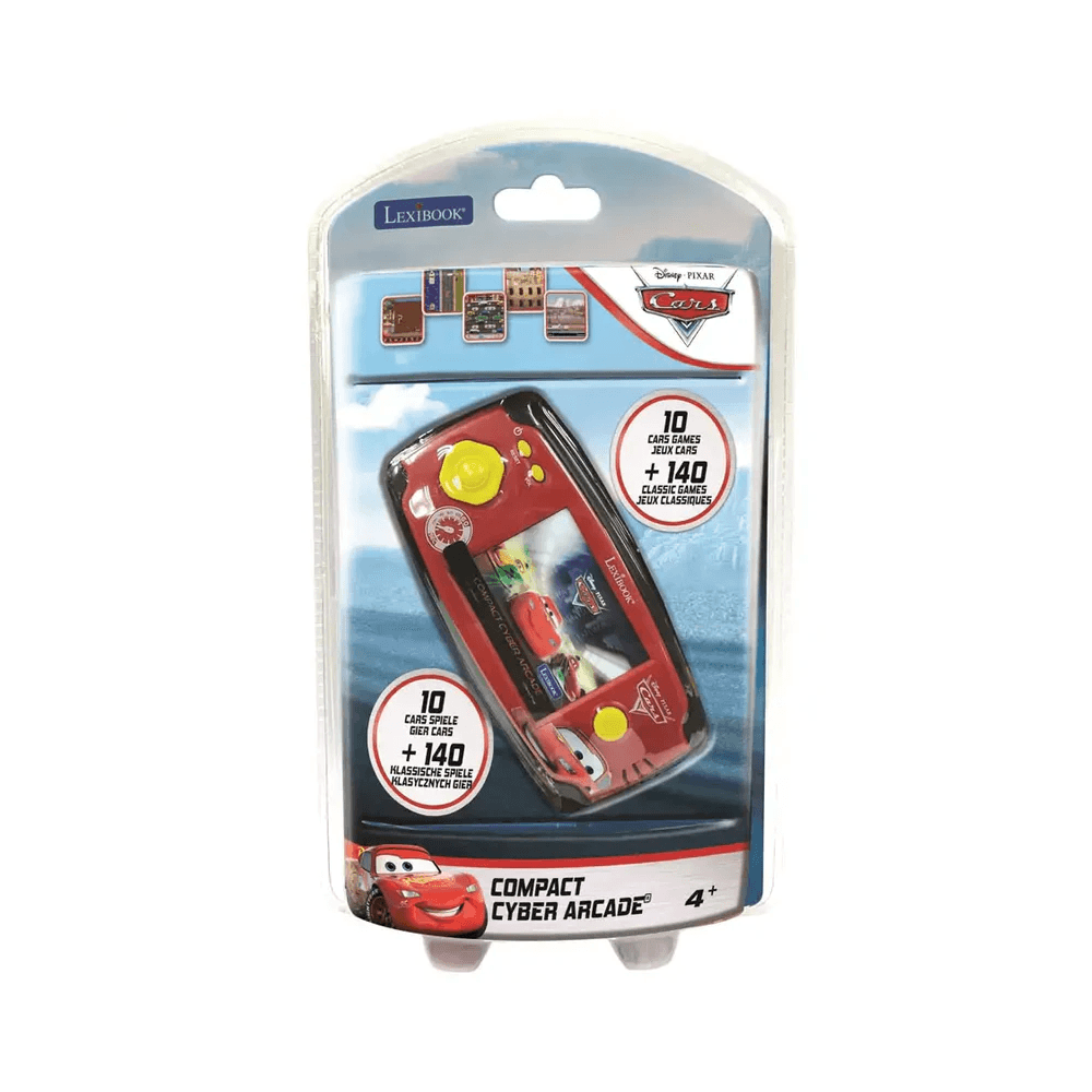 Lexibook Cars Handheld Console Compact Cyber Arcade 2.5 Inch 150 Games