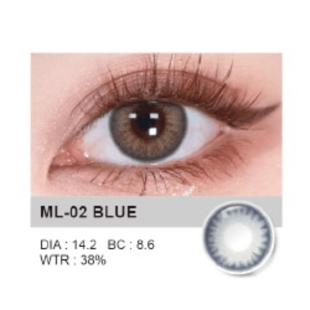 Neocutey Soft Content Lenses Ml-02 Blue Up To 1 Year 1Pair