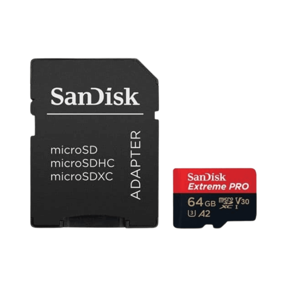 SanDisk Extreme Pro microSDXC UHS-l Card with adapter 64GB