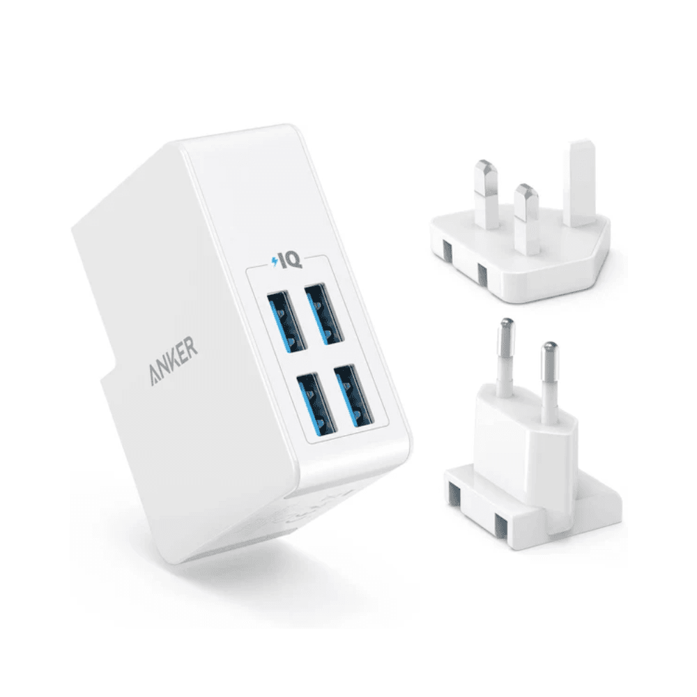 Anker Interchangeable Eu Uk Plugs And Sockets