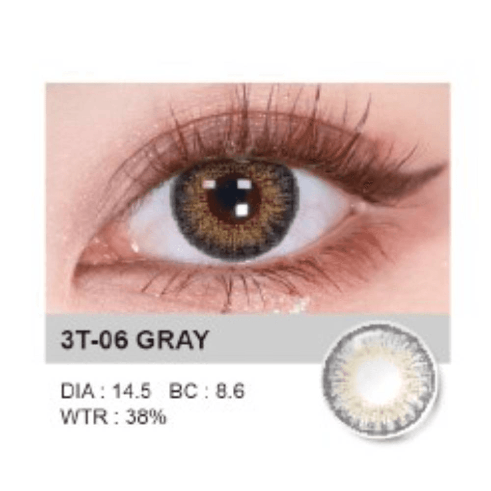 Neocutey Soft Content Lenses 3T-06 Gray Up To 1 Year 1Pair