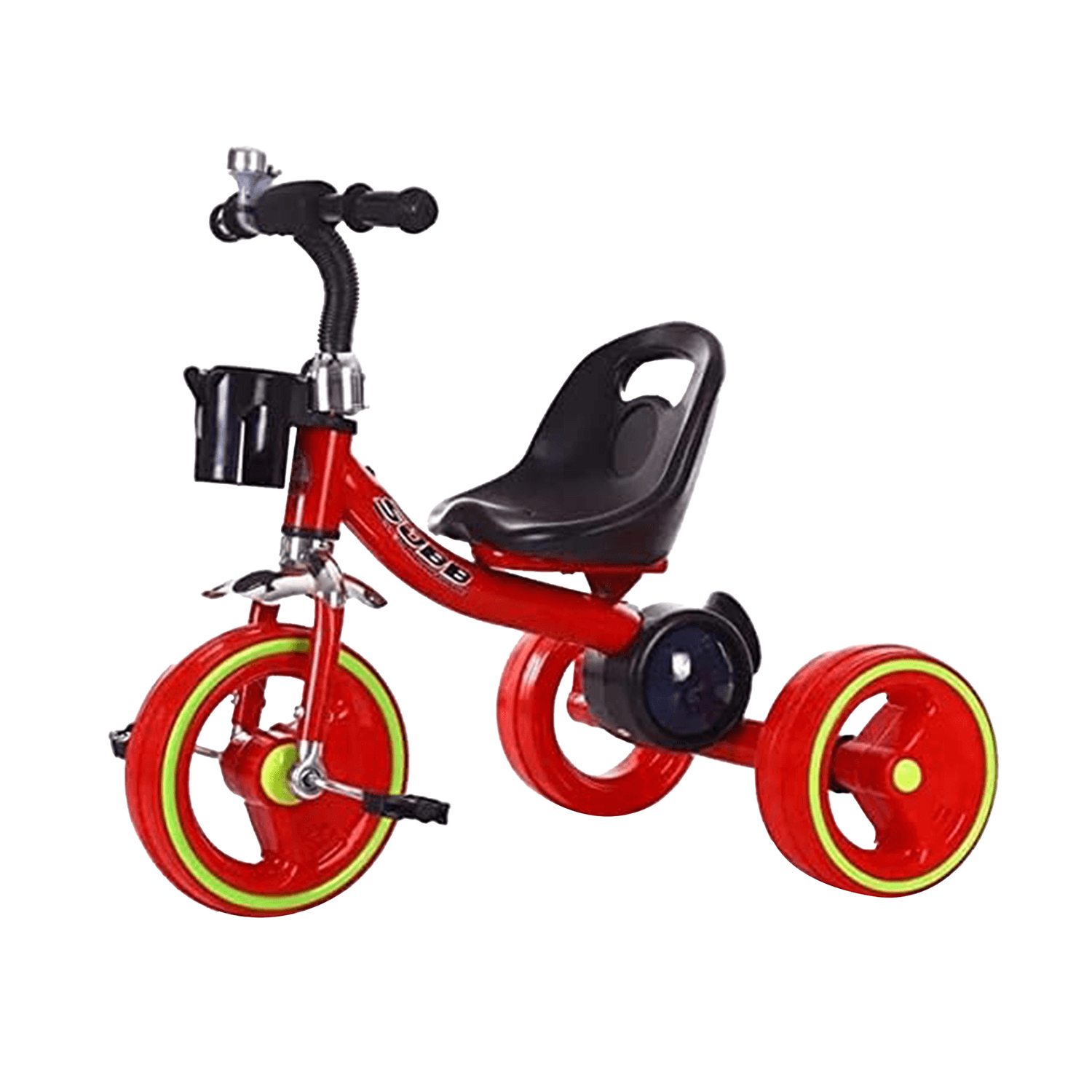 836 Light-Up Music Trike – Toddler Bike For Ages 2-5 With Plastic Front Basket, Easy To Control And Use For Kids