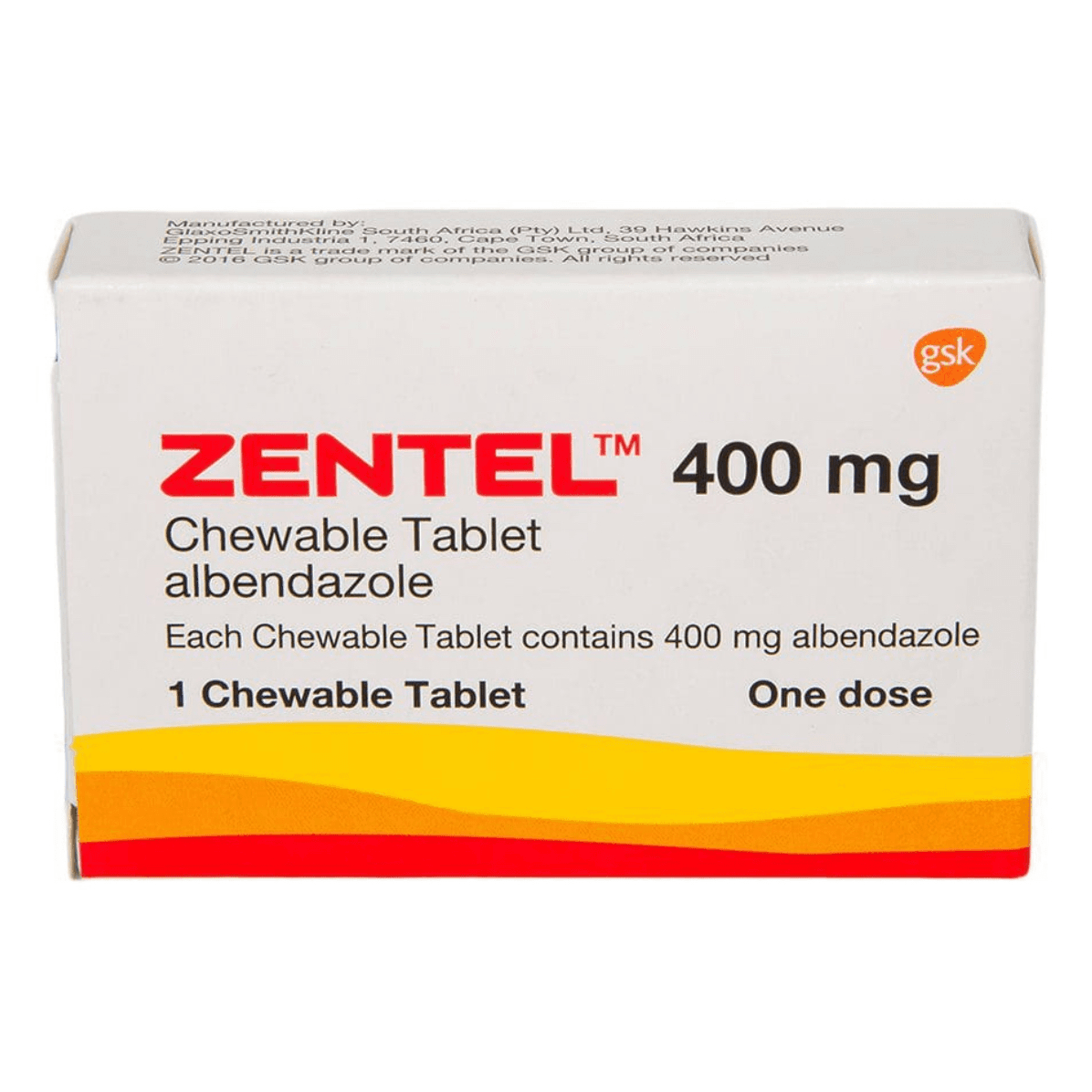 Zentel 400Mg Tab 1S