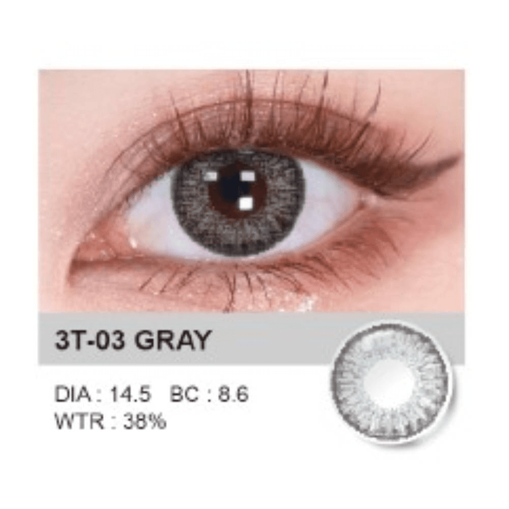 Neocutey Soft Content Lenses 3T-03 Gray Up To 1 Year 1Pair