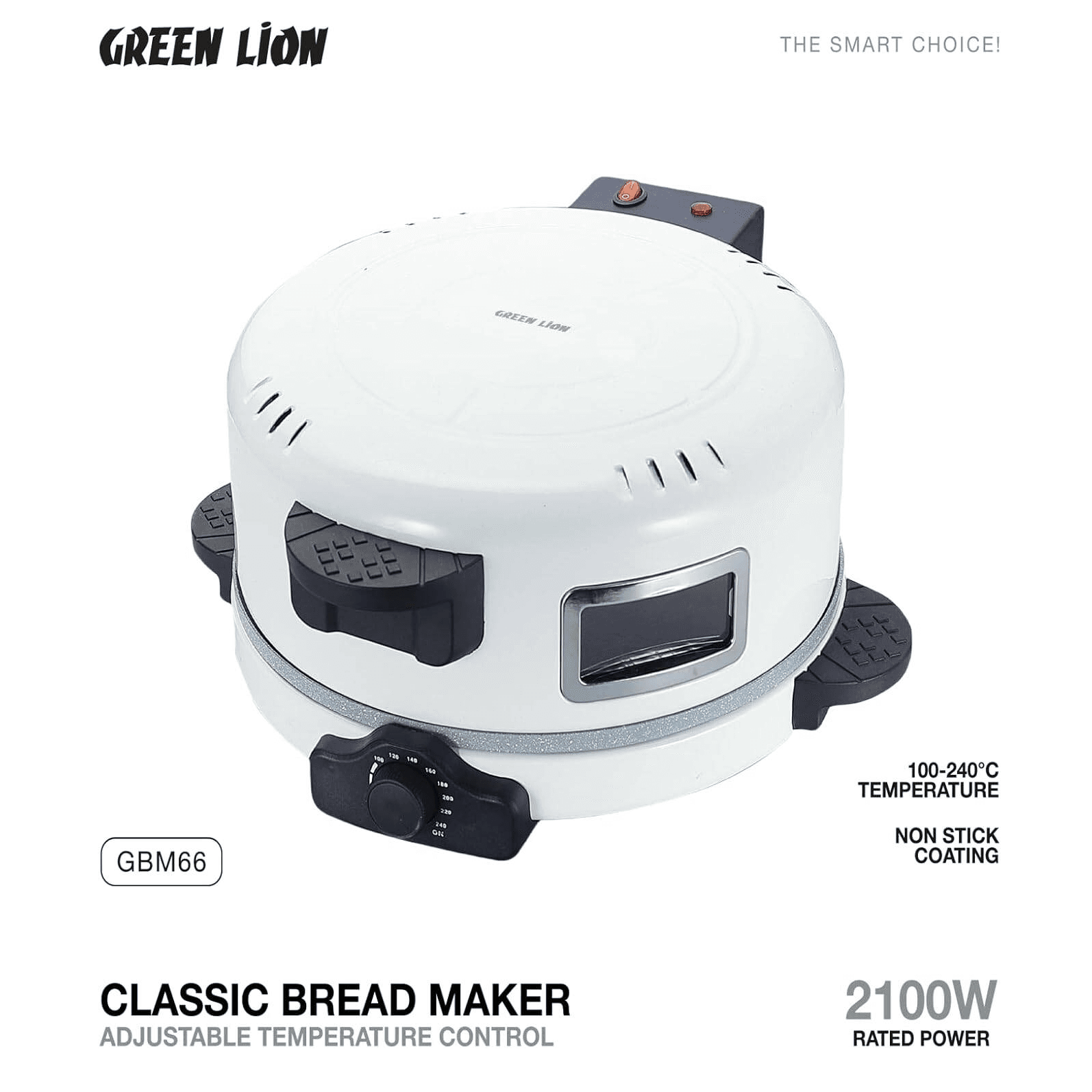 Green Lion Classic Bread Maker 2100W - White