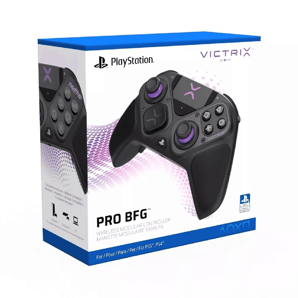 PDP Victrix Pro BFG Wireless Gaming Controller for PS5, PS4, PC- Black