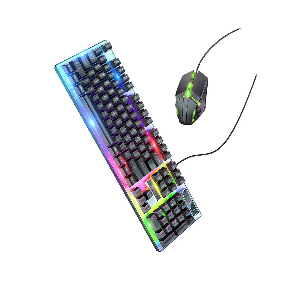 HOCO GM18 Glowing Illuminated Gaming Keyboard and Mouse Set TR00153