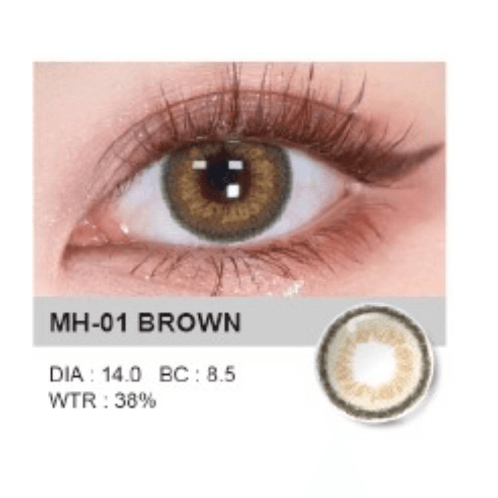 Neocutey Soft Content Lenses Mh-01 Brown Up To 1 Year 1Pair