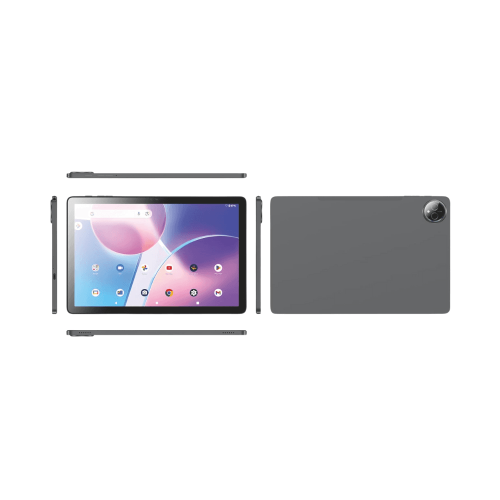 Oteeto Tab 14 Tablet with Keyboard - 11 inch HD - 512GB ROM - 8GB RAM - SIM - Android 14 - 8000mAh - Grey