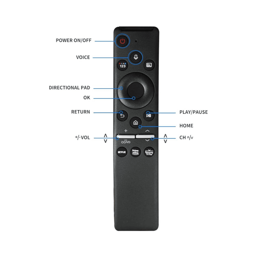 Universal Voice Remote Replacement for samsung Smart QLED UHD TV