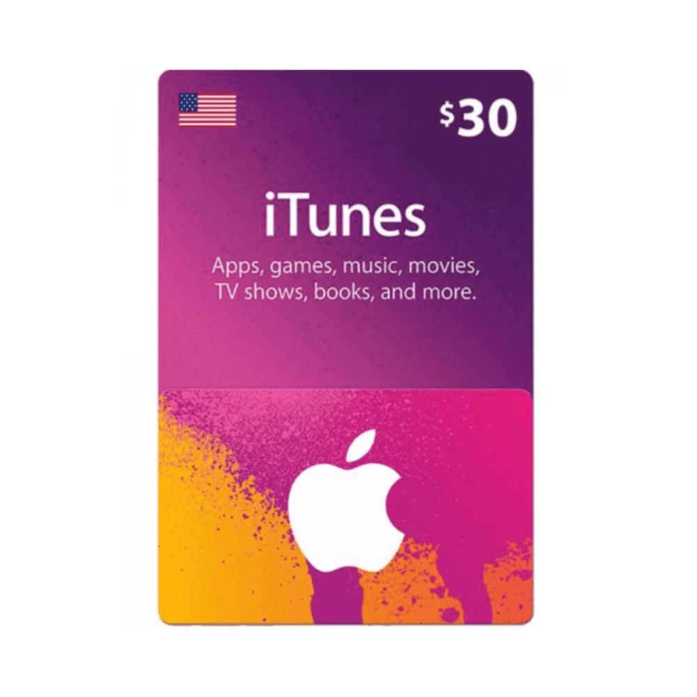 Apple Itunes Gift Card 30 Usd (Usa)