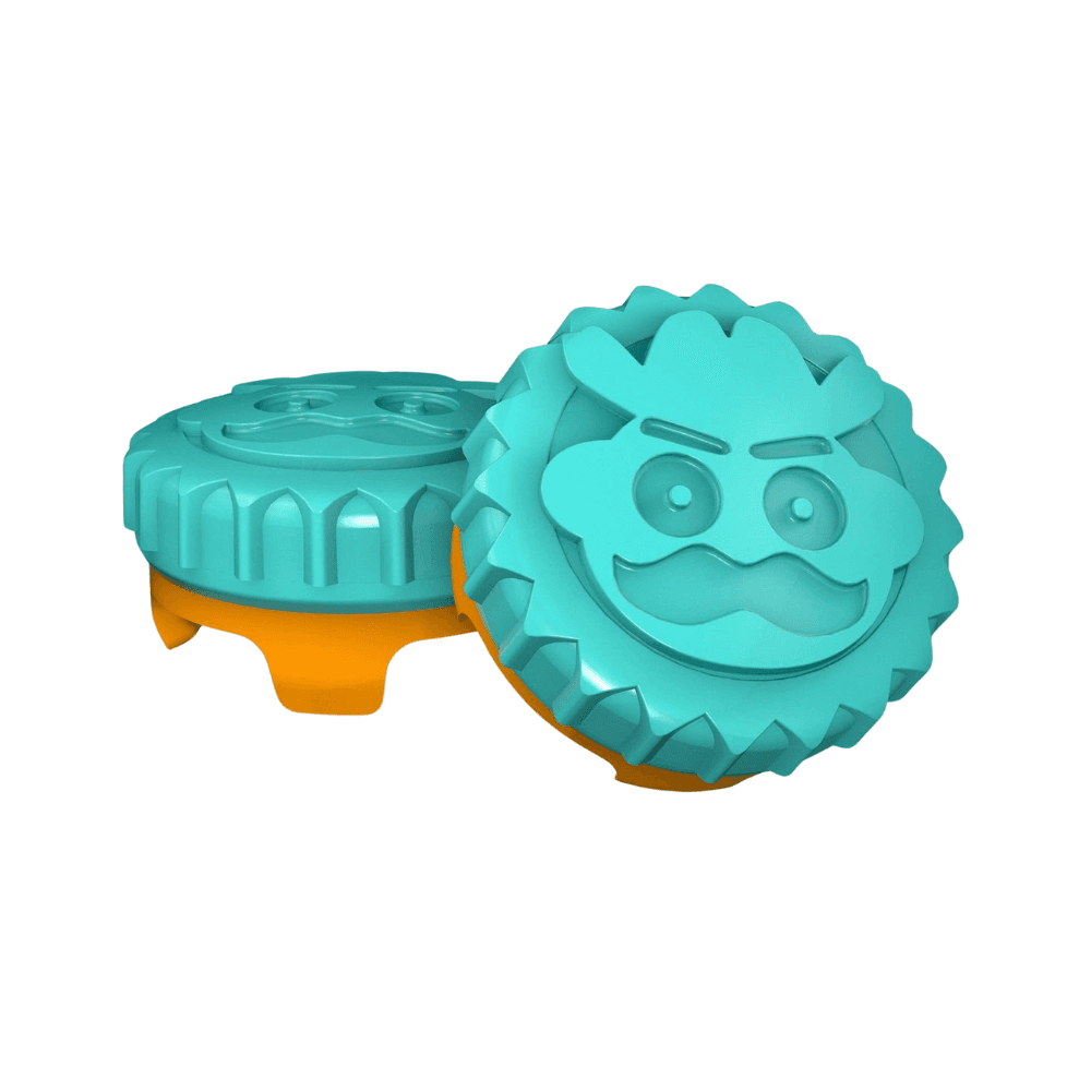 KontrolFreek Saints Row Hybrid Performance Thumbsticks PS5, PS4, Teal - 2 Mid-Rise for Accuracy & Comfort
