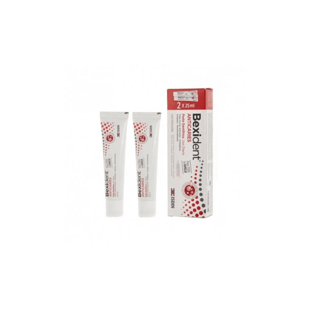 Bexident Anticaries Daily Use Toothpaste With Anti-Plaque Action 2*25Ml