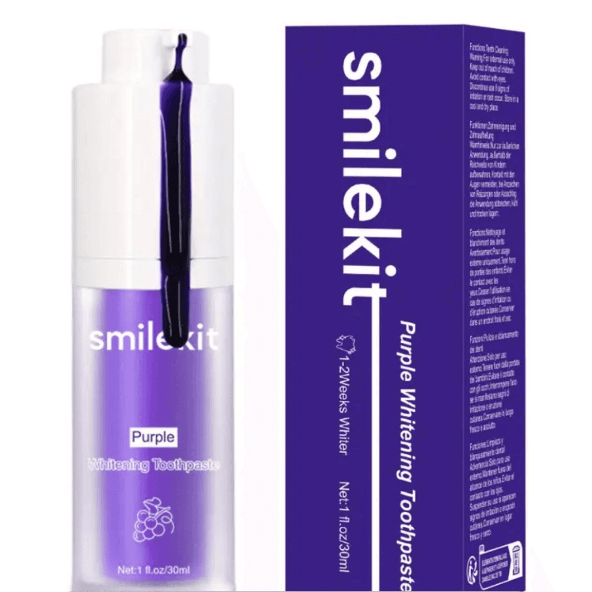 Purple Teeth Whitening - Grape Flavor