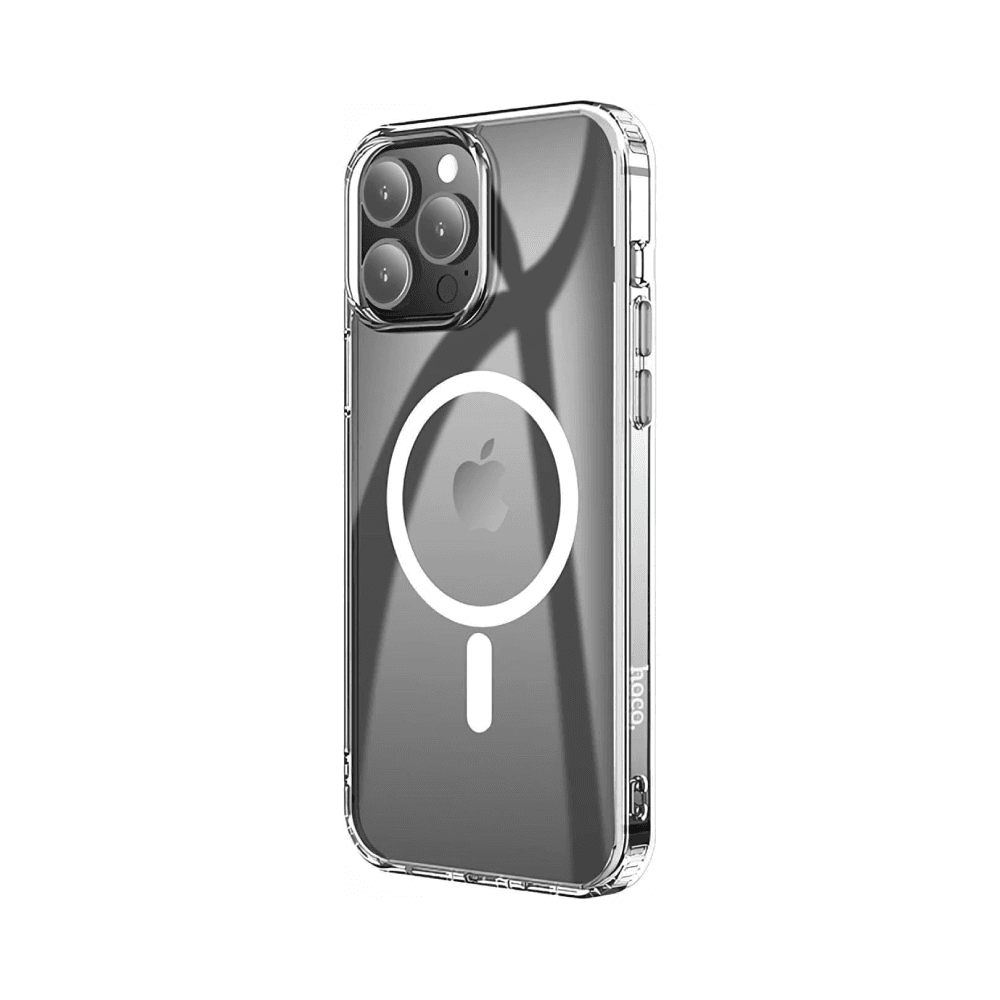 Hoco Magnetic Clear Cover For iPhone 15 Pro Max