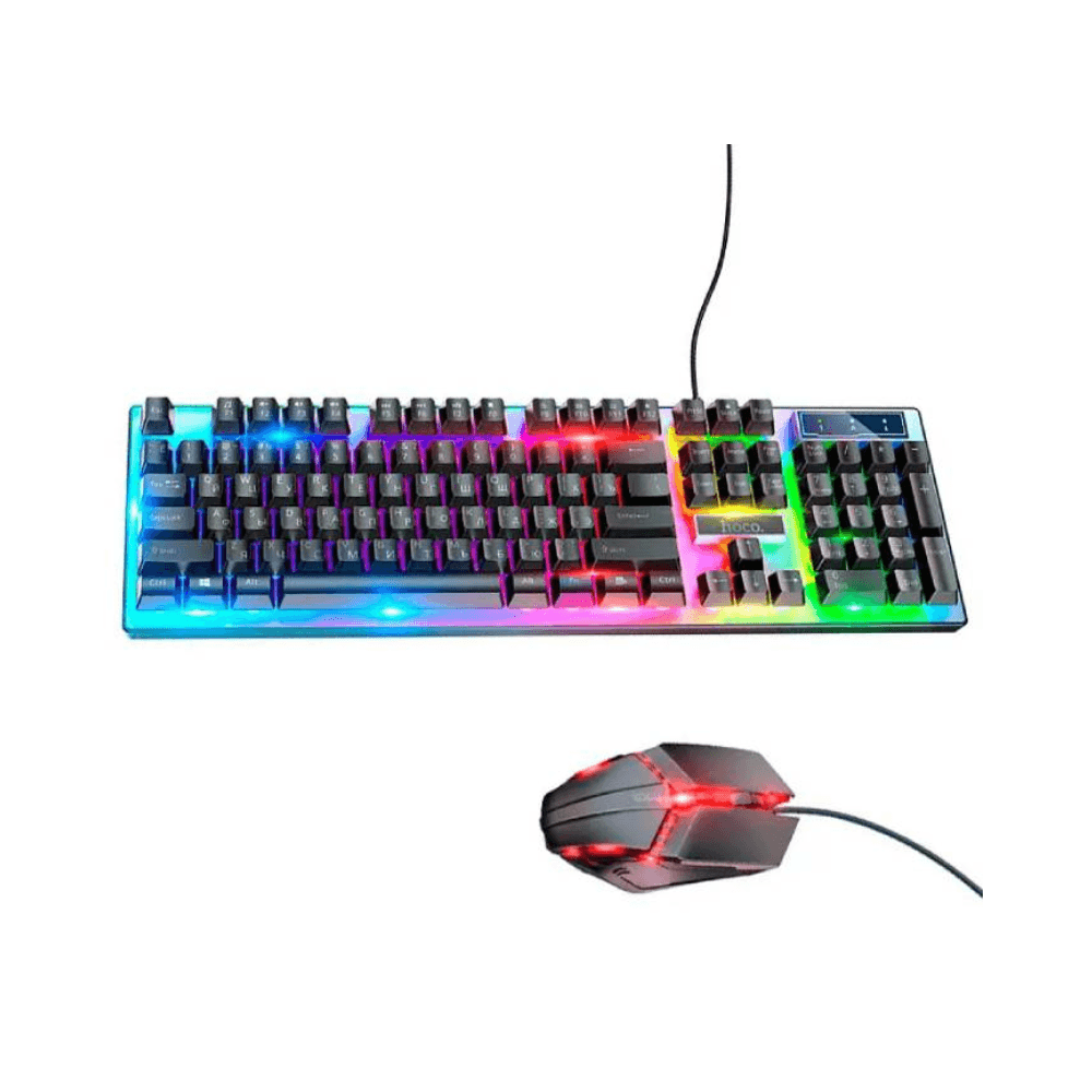 HOCO GM18 Glowing Illuminated Gaming Keyboard and Mouse Set TR00153