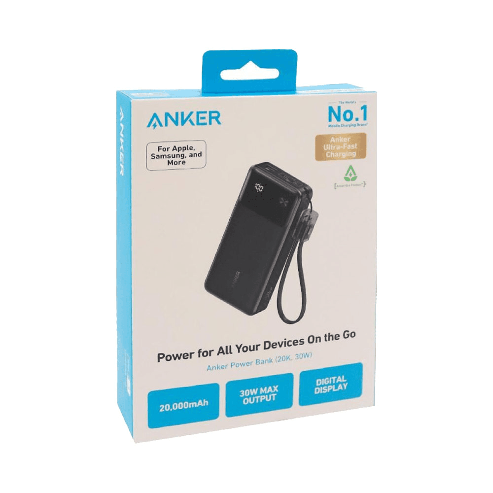 Anker PowerBank 30W 20000mAh - Black A1384H11