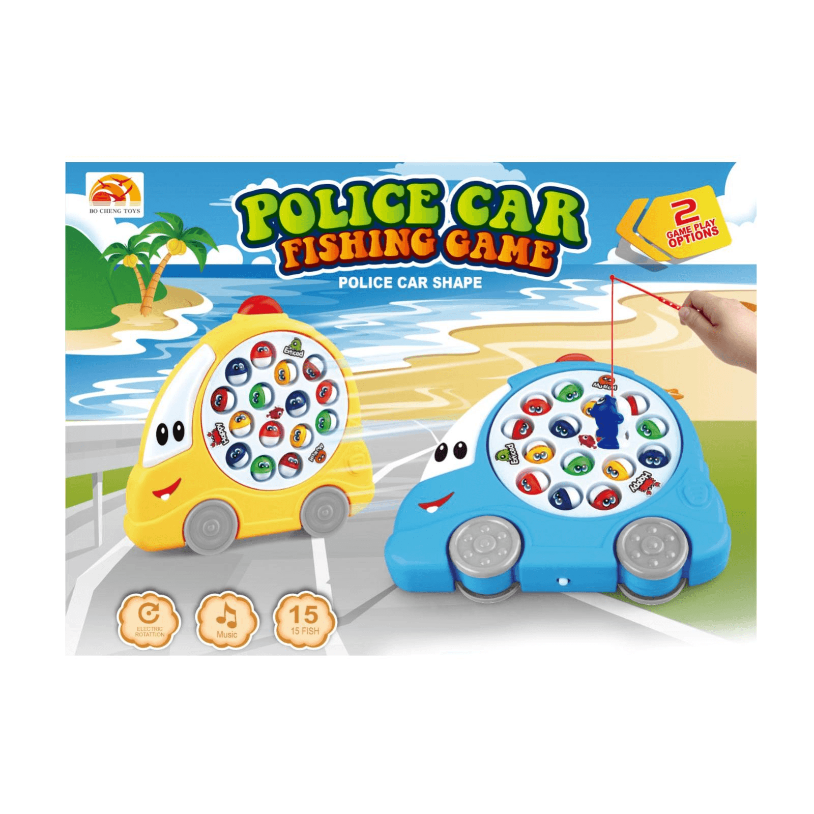 Police Car Electric Fishing Set 6865-1