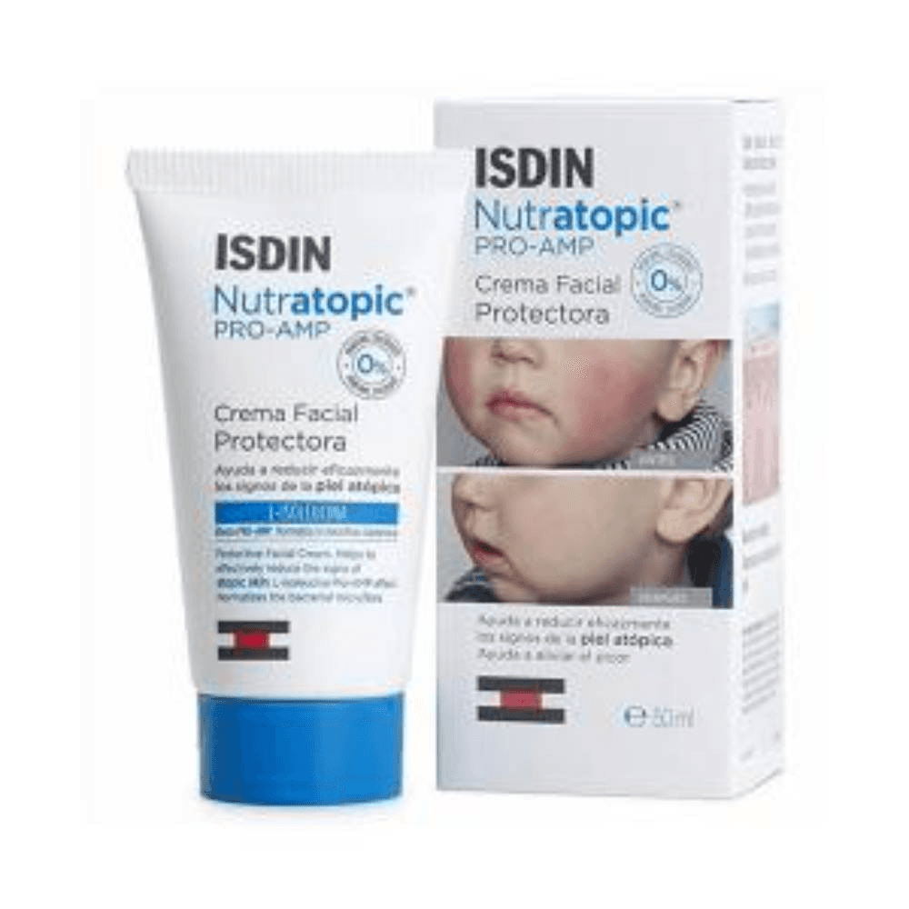Isdin Nutratopic Protective Facial Cream For Atopic Skin 50 Ml