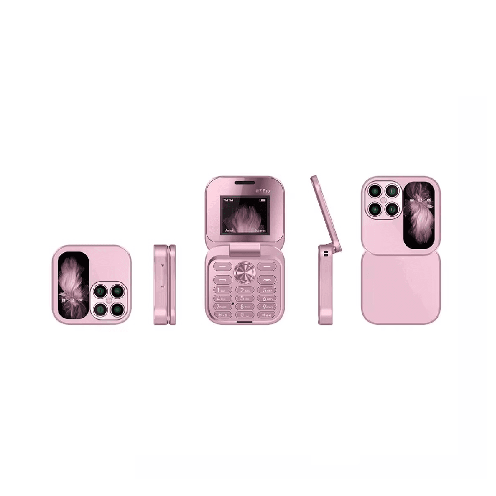 Small Foldable Mobile Phone Auto Call Record Speed Dial Dual SIM Card High Definition Rear Camera Flip Telephones Cellphones