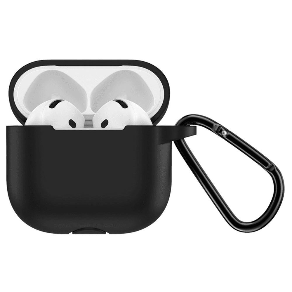 Green Berlin Case For Apple Airpods 4 / Soft Silicone / Drop Protection / Black